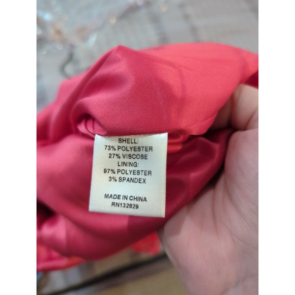 Majorelle Revolve Hot Pink Lace Mermaid Skirt - Picture 5 of 5